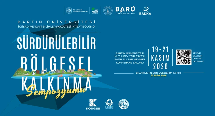 1. Sürdürülebilir Bölgesel Kalkınma Sempozyumu’na Davetlisiniz