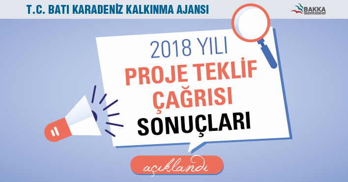 2018 Yılı Proje Teklif Çağrısı  Değerlendirme Sonuçları Açıklandı